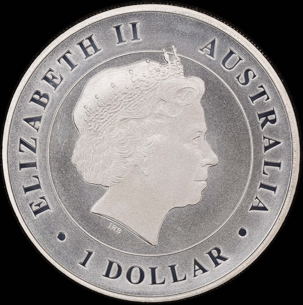 2015 Silver 1 Dollar Coin Funnel-Web Spider product image