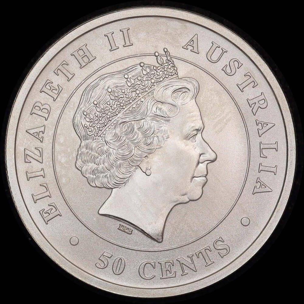 2016 Silver 50 Cent Coin Tiger Shark product image