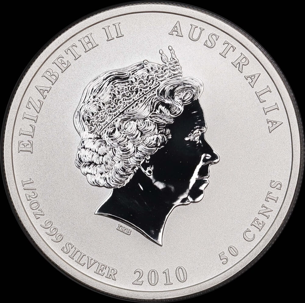 2010 Silver 1/2oz Unc Coin Lunar Tiger - Series II product image