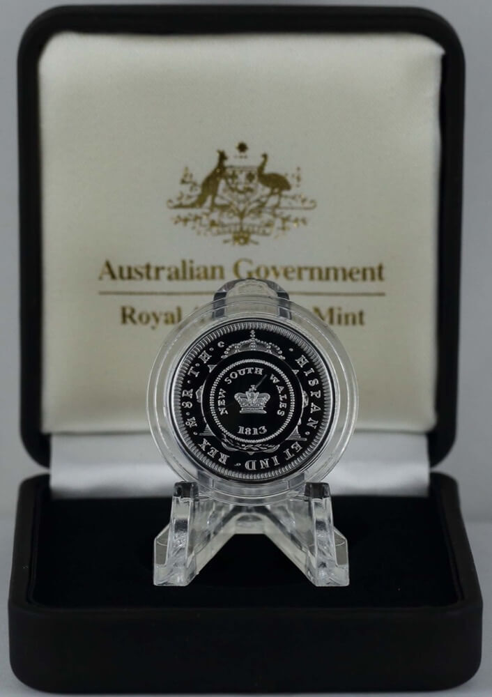 2013 Silver 1 Dollar Proof Coin Bicentenary Holey Dollar