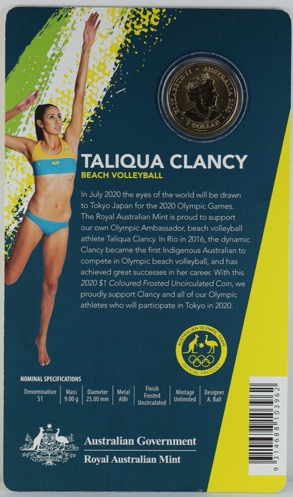 2020 1 Dollar Taliqua Clancy product image
