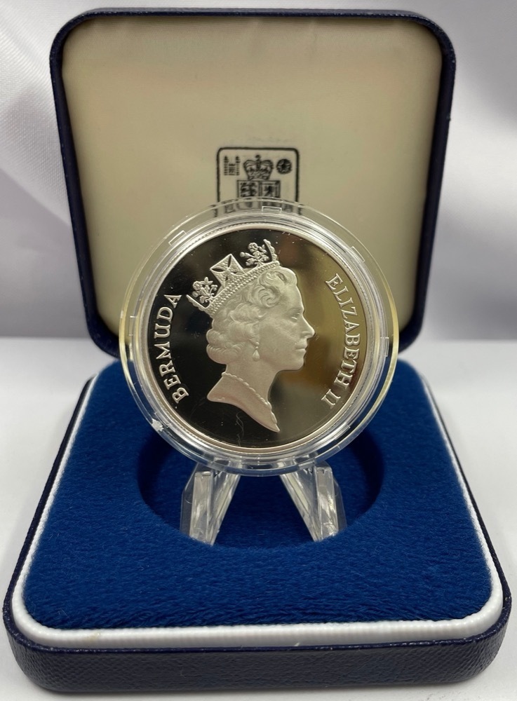 Bermuda 1985 Silver 1 Dollar KM# 43a  product image