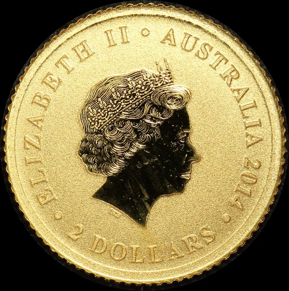 2014 Gold Half Gram  Coin Mini Kookaburra