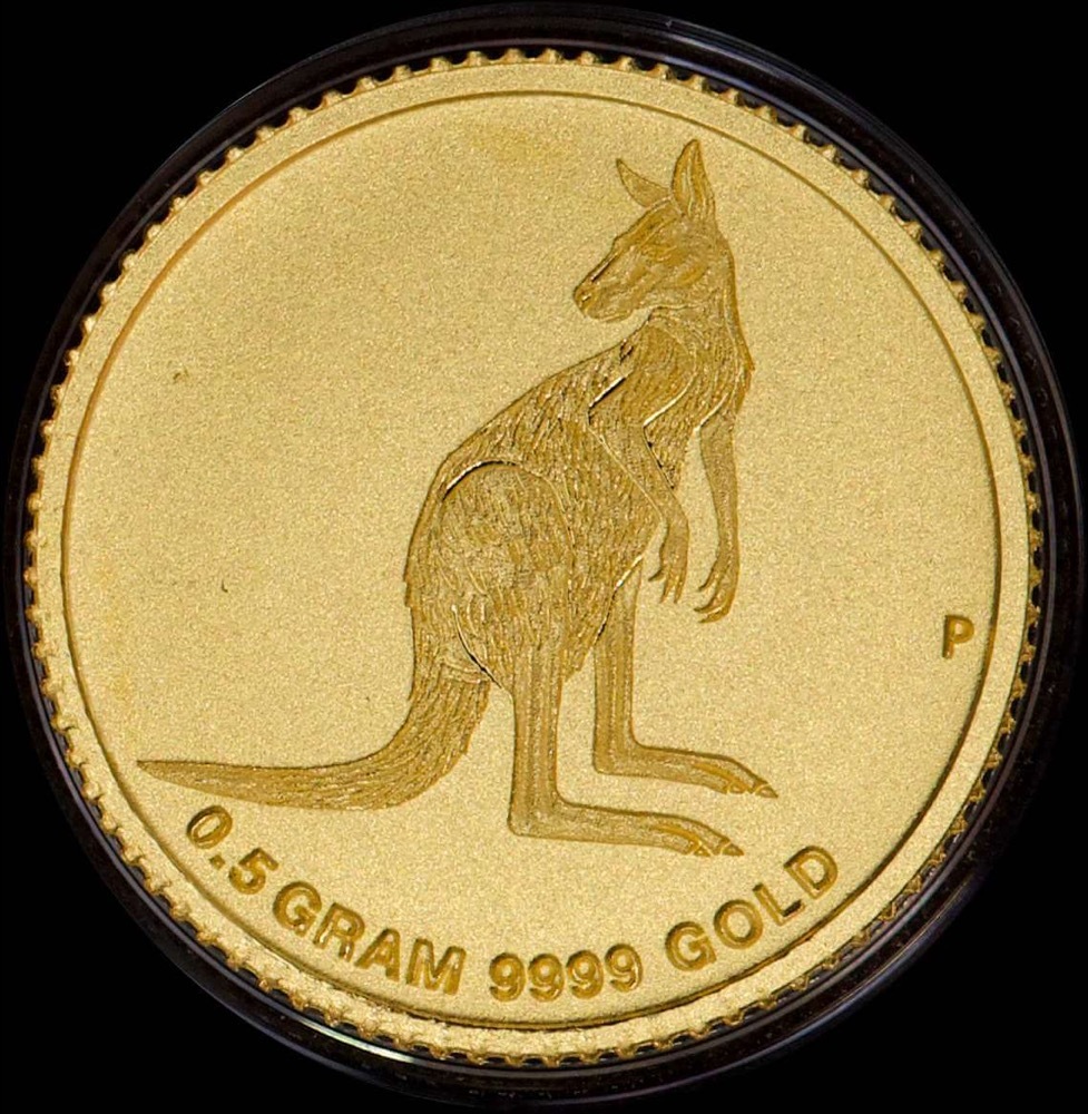 2016 Gold Half Gram  Coin Mini Kangaroo product image