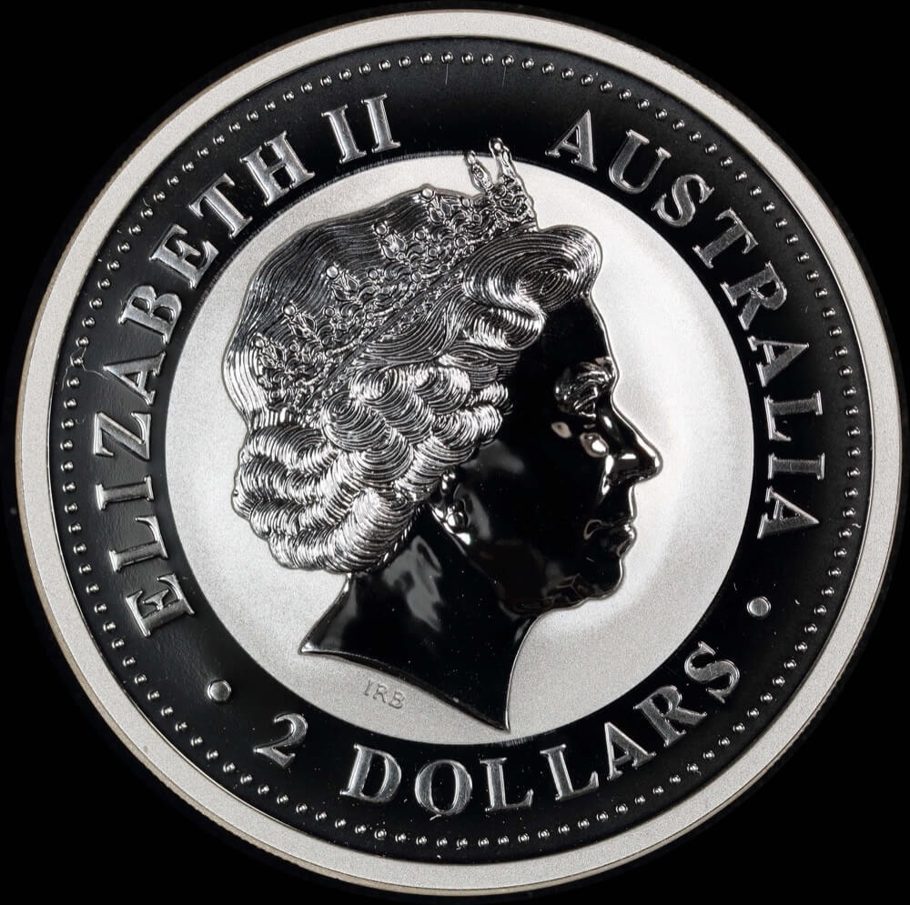 2000 Silver Lunar Two Ounce Unc Coin Series I Dragon product image