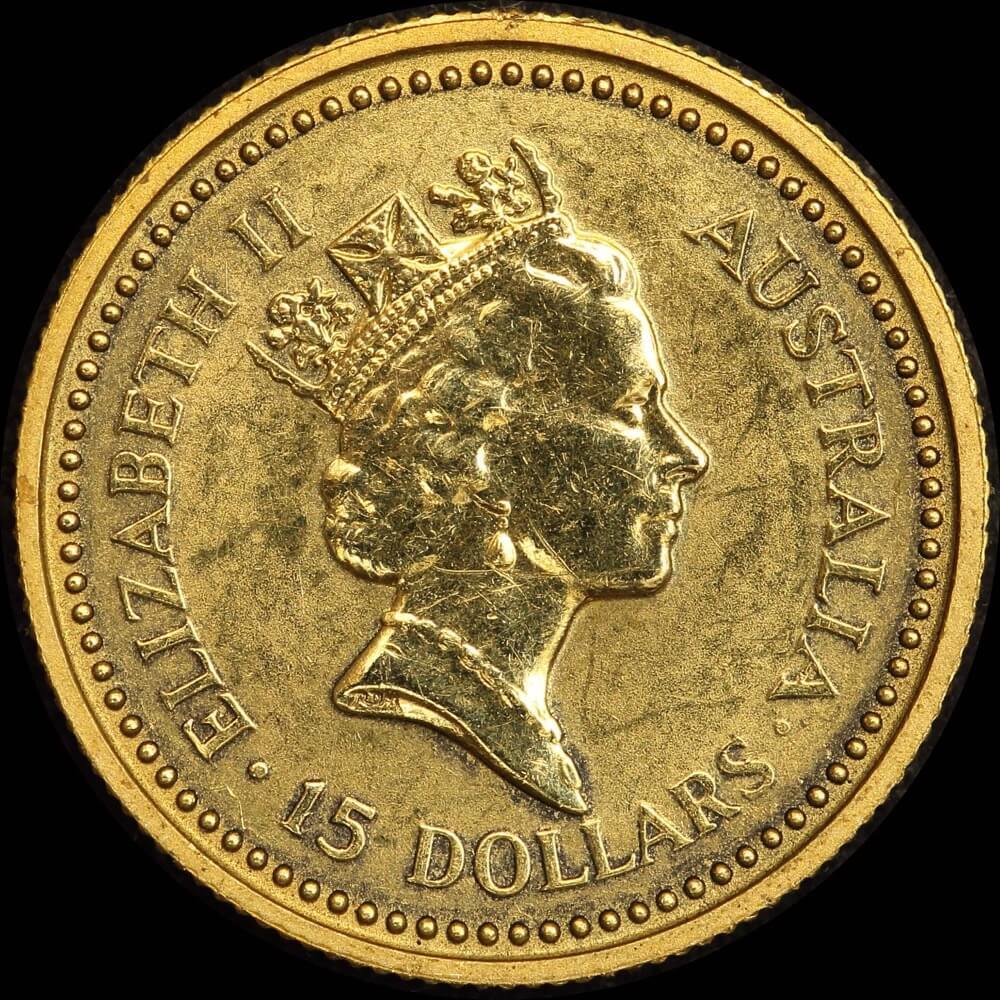 1988 Gold One Tenth Ounce Coin Little Hero Nugget