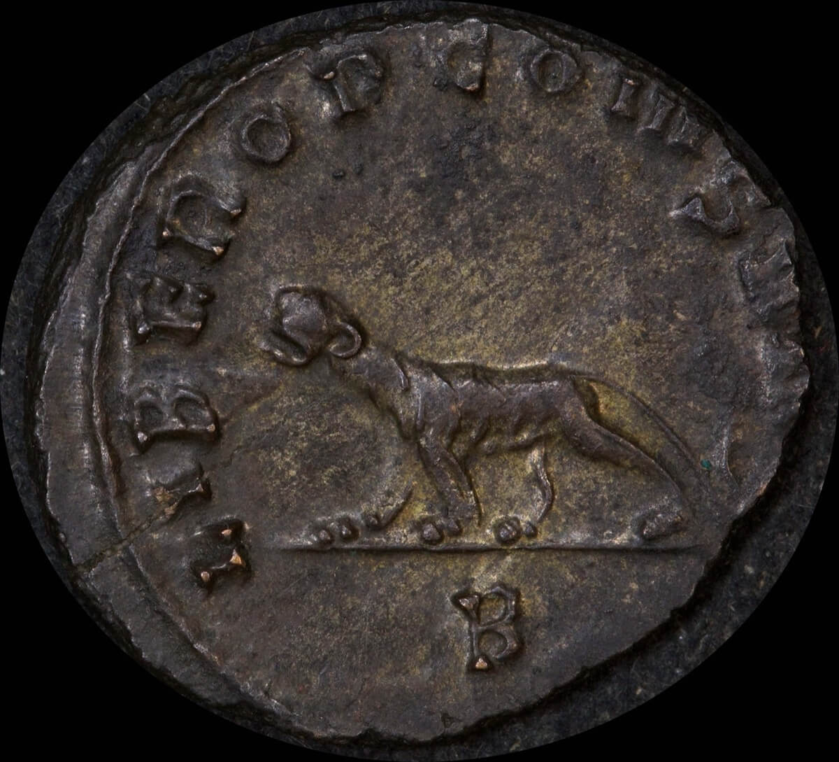 Ancient Rome (Imperial)  260-268 AD Gallienus AE Antoninianus Panther RIC V 574 good VF