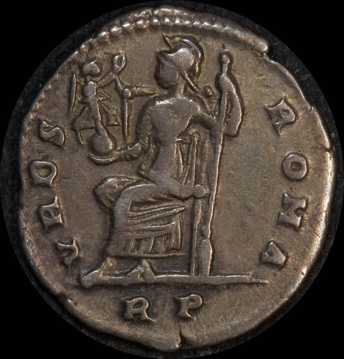 Ancient Rome (Imperial)  364-375 AD Valentinian Silver Siliqua Roma RIC X 2078 Very Fine