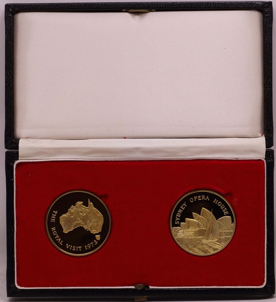 1973 Matthey Garrett Gold Medal Pair - Sydney Opera House Opening