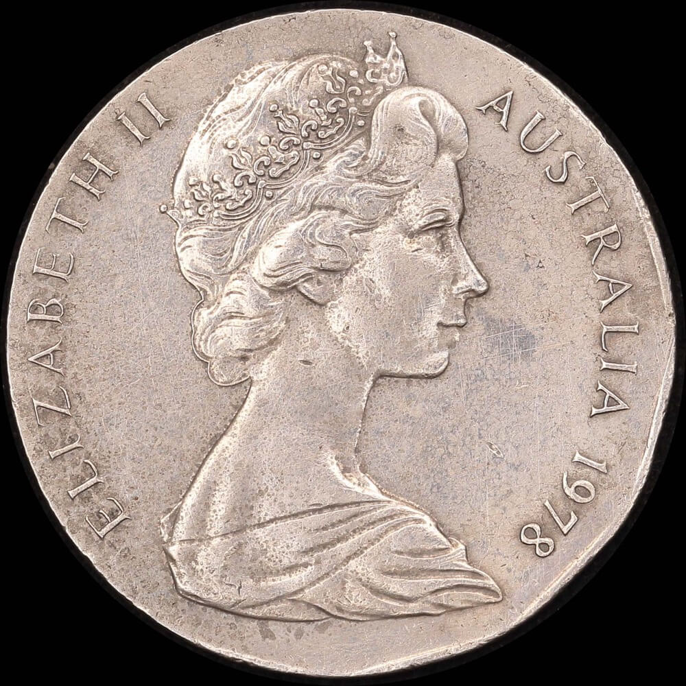 Australia 1978 50 Cent Error Coin (Struck On 20 Cent Planchet) PCGS Genuine
