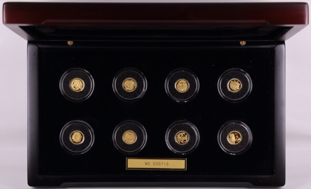 2012 Gold Proof Coin Set Miniature Money