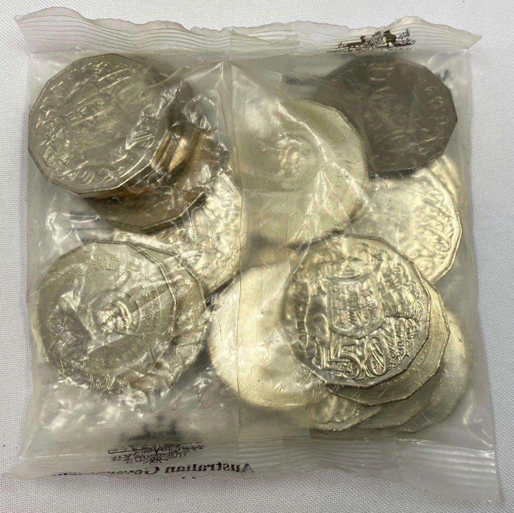 2016 50c Mint Bag of 20 Coins Uncirculated Changeover product image