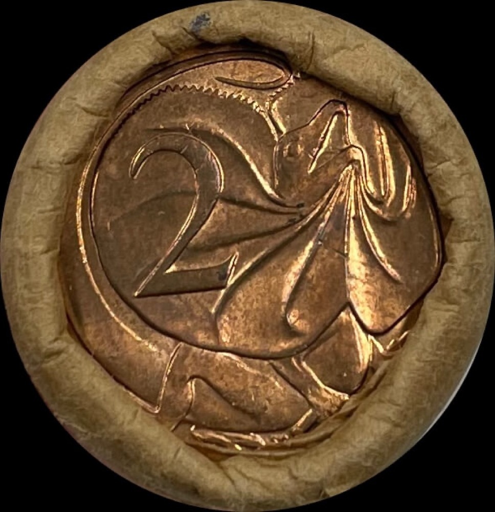 1966 Two Cent RAM Mint Roll Heads Tails Taped