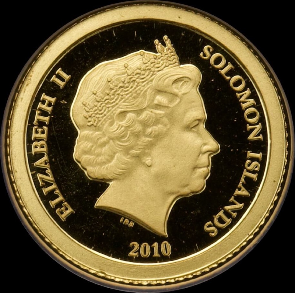 Solomon Islands 2010 Gold 5 Dollars KM# 207 Saint Sophia Cathedral product image