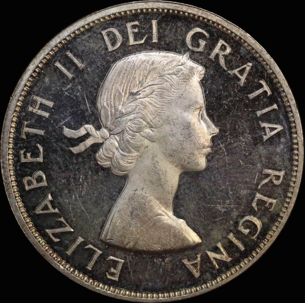 Canada 1963 Silver 1 Dollar KM#54 Choice Uncirculated product image