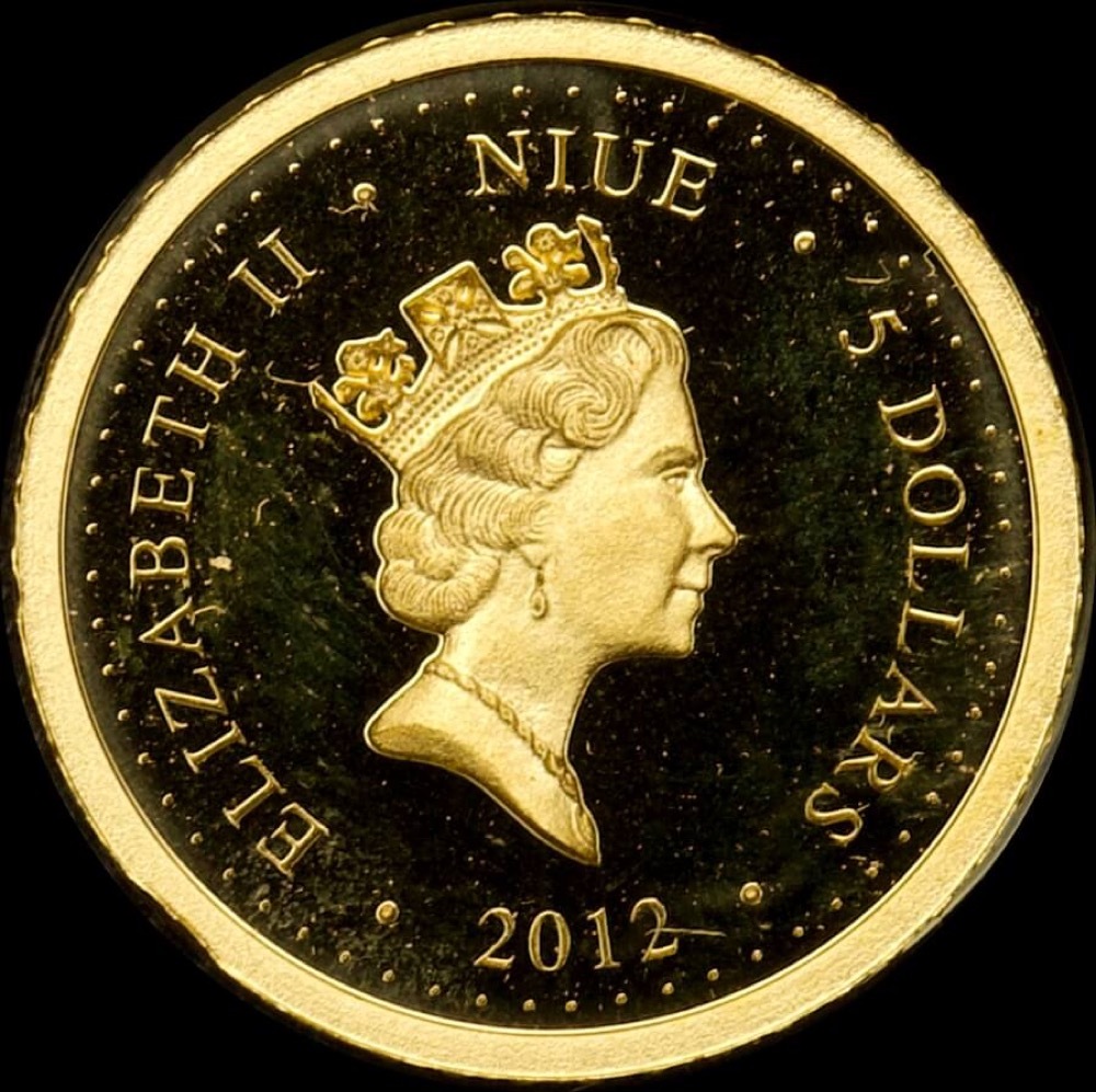 Niue 2012 Gold 5 Dollars Ned Kelly product image