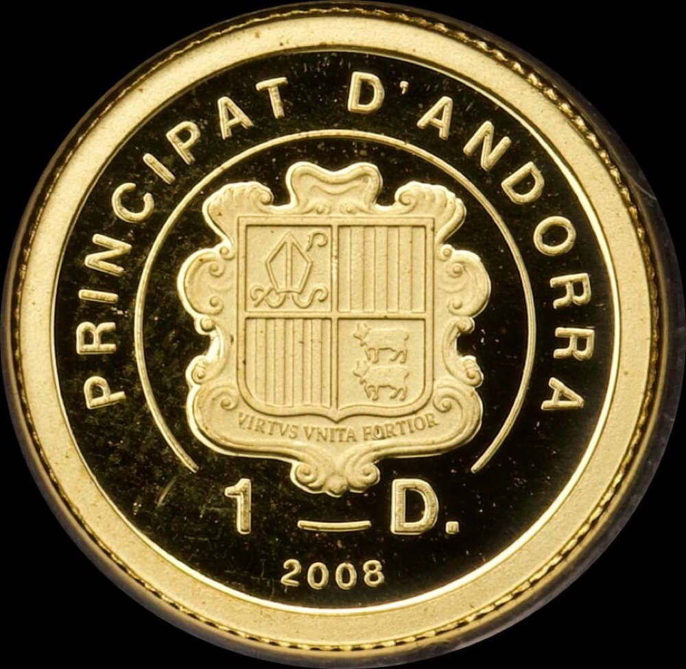 Andorra 2008 Gold 1 Diner St Peters Basilica product image