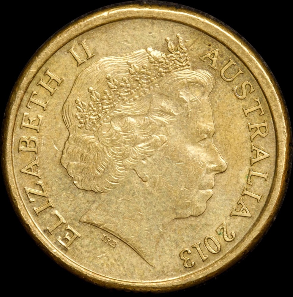 2013 Coloured 2 Dollar Coin Purple Crown Coronation Circulated