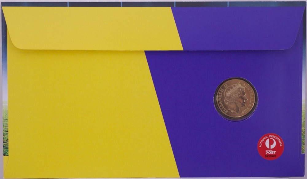 2022 $1 PNC West Coast Eagles Perth Stamp and Coin Show Gold Overprint product image