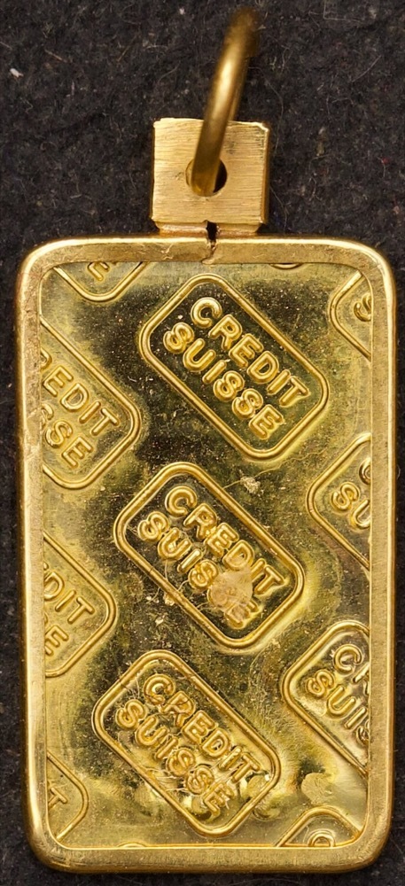 Credit Suisse Fine Gold 1 gram Minted Ingot