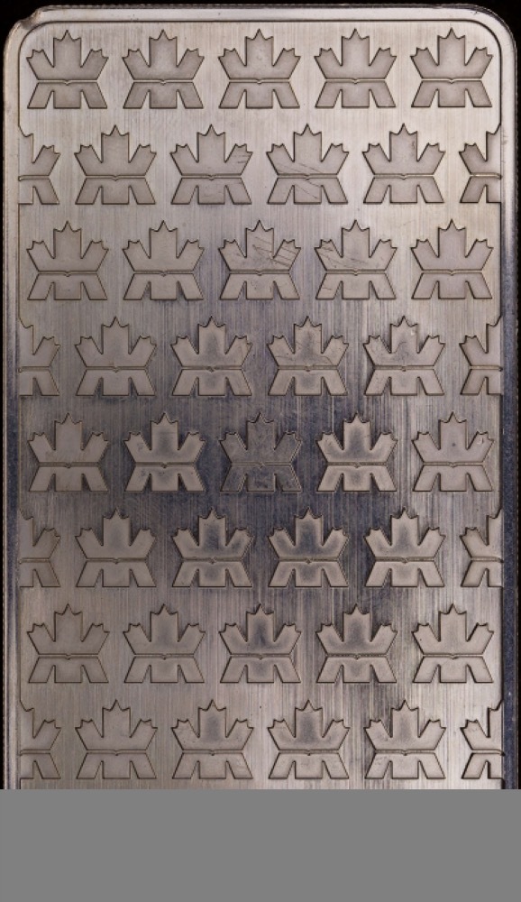 Royal Canadian Mint Silver Ten Ounce Ingot 99.99% Pure