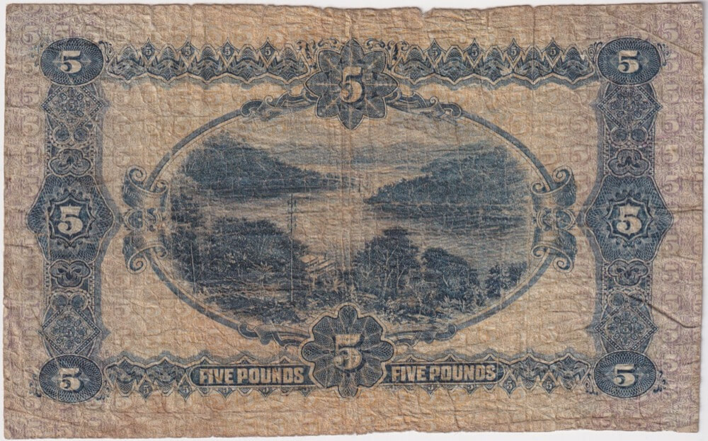 1916 Five Pound Collins/Allen R36c Very Good