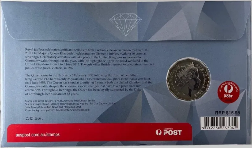 2012 50c PNC QEII Diamond Jubilee product image