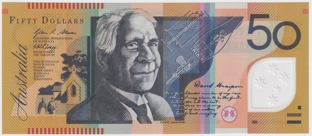 2011 $50 Note MacFarlane/Evans AA11 First Prefix R521eF Uncirculated