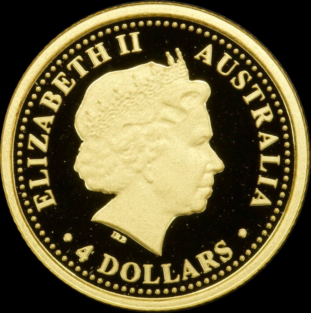 2004 Gold 4 Dollar 1/25 oz Proof Coin Eureka Stockade product image