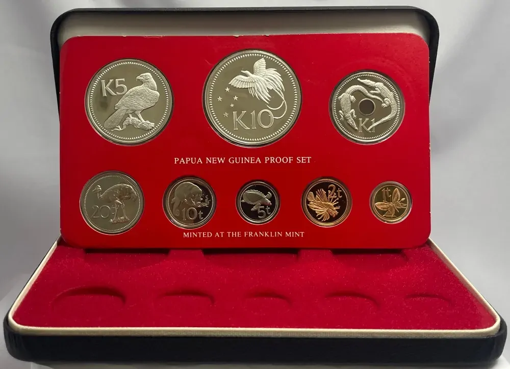 Papua New Guinea 1976 Proof Coin Set KM# PS2 product image