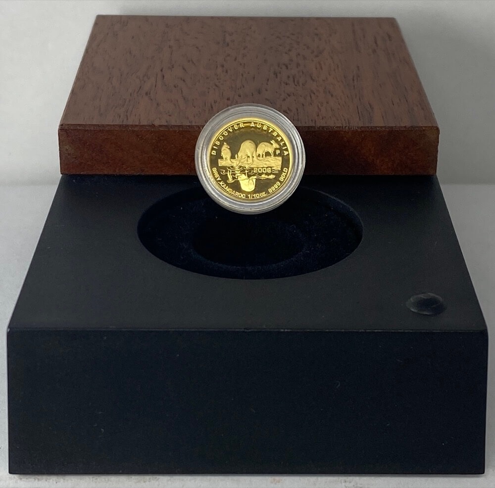 2006 Proof Gold 1/10oz Coin Discover Australia Kangaroo product image