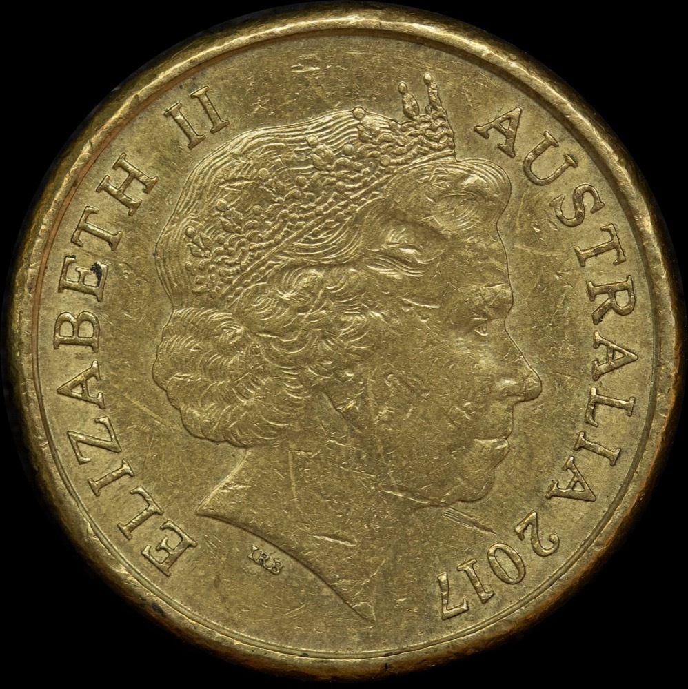 2017 Coloured 2 Dollar Coin Remembrance Day Circulated