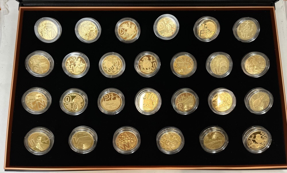 2022 Set of 26 1 Dollar Proof Coins - Great Aussie Coin Hunt #3