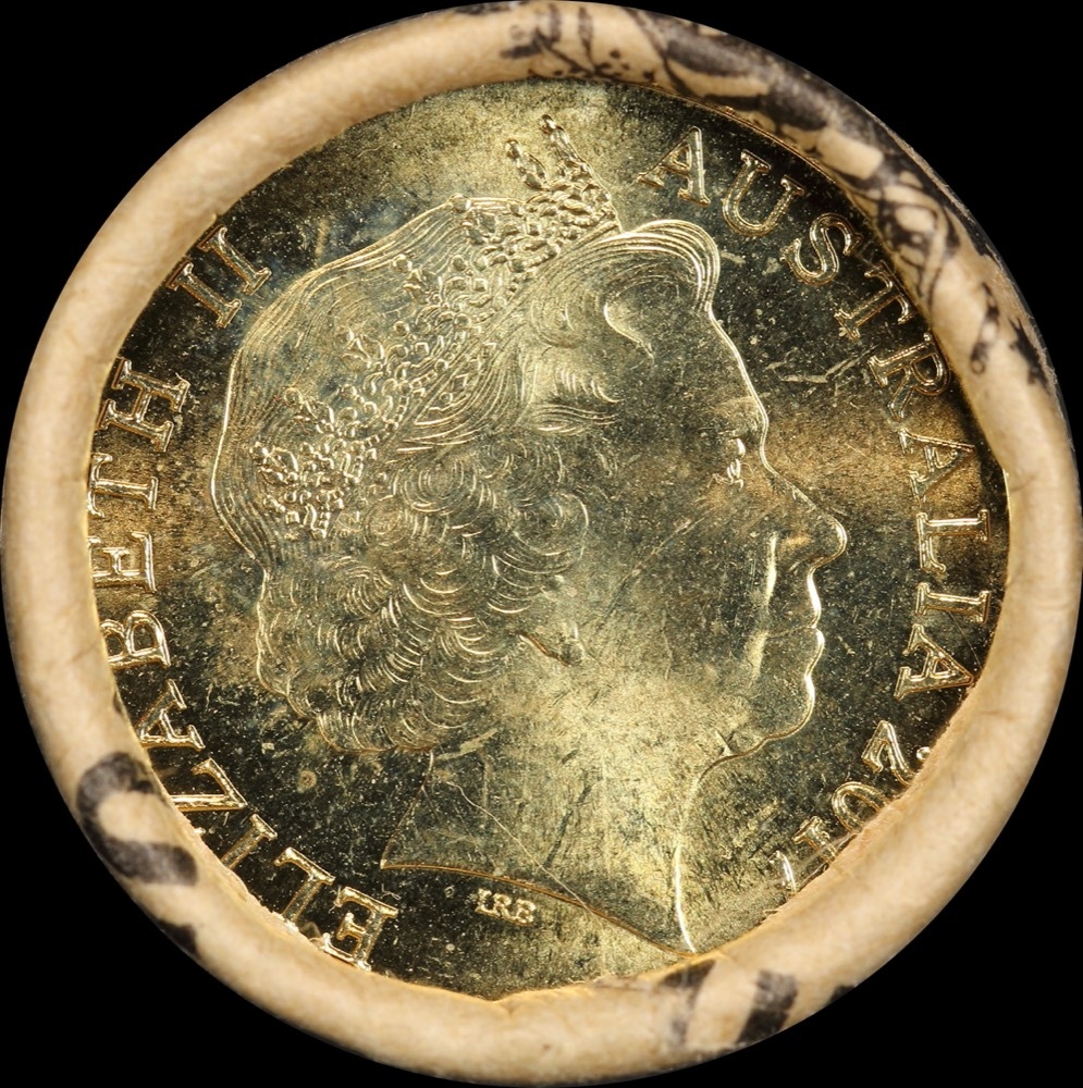 2017 Coloured 2 Dollar Coin Mint Roll Lest We Forget Hall of Memory