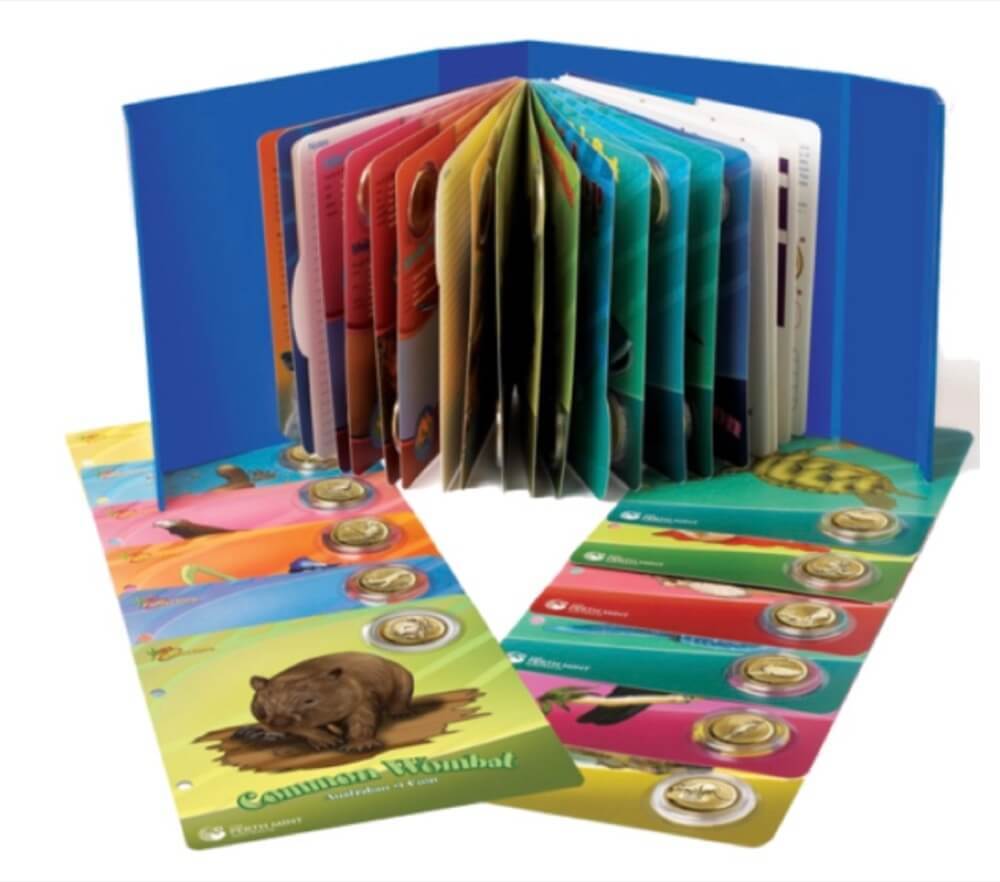 2008 1 Dollar 12 Coin Set Young Collectors - Animals product image