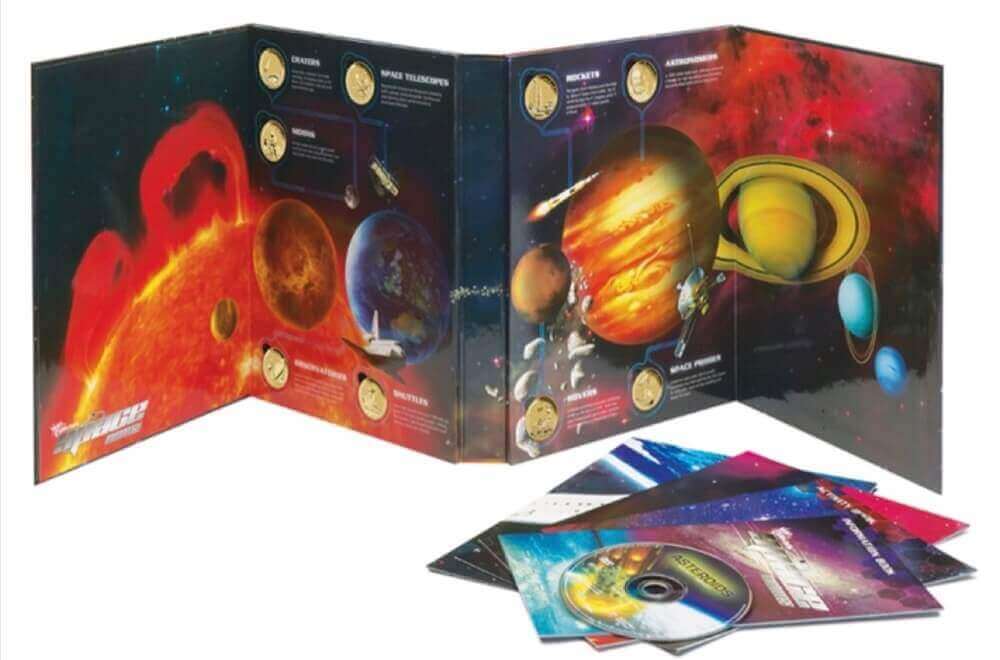 2009 1 Dollar 9 Coin Set Young Collectors - Space product image