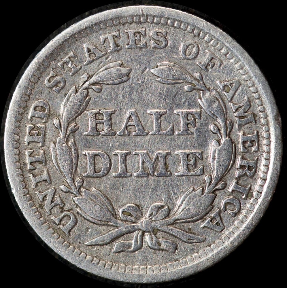 United States 1853 Silver Half Dime Fine product image