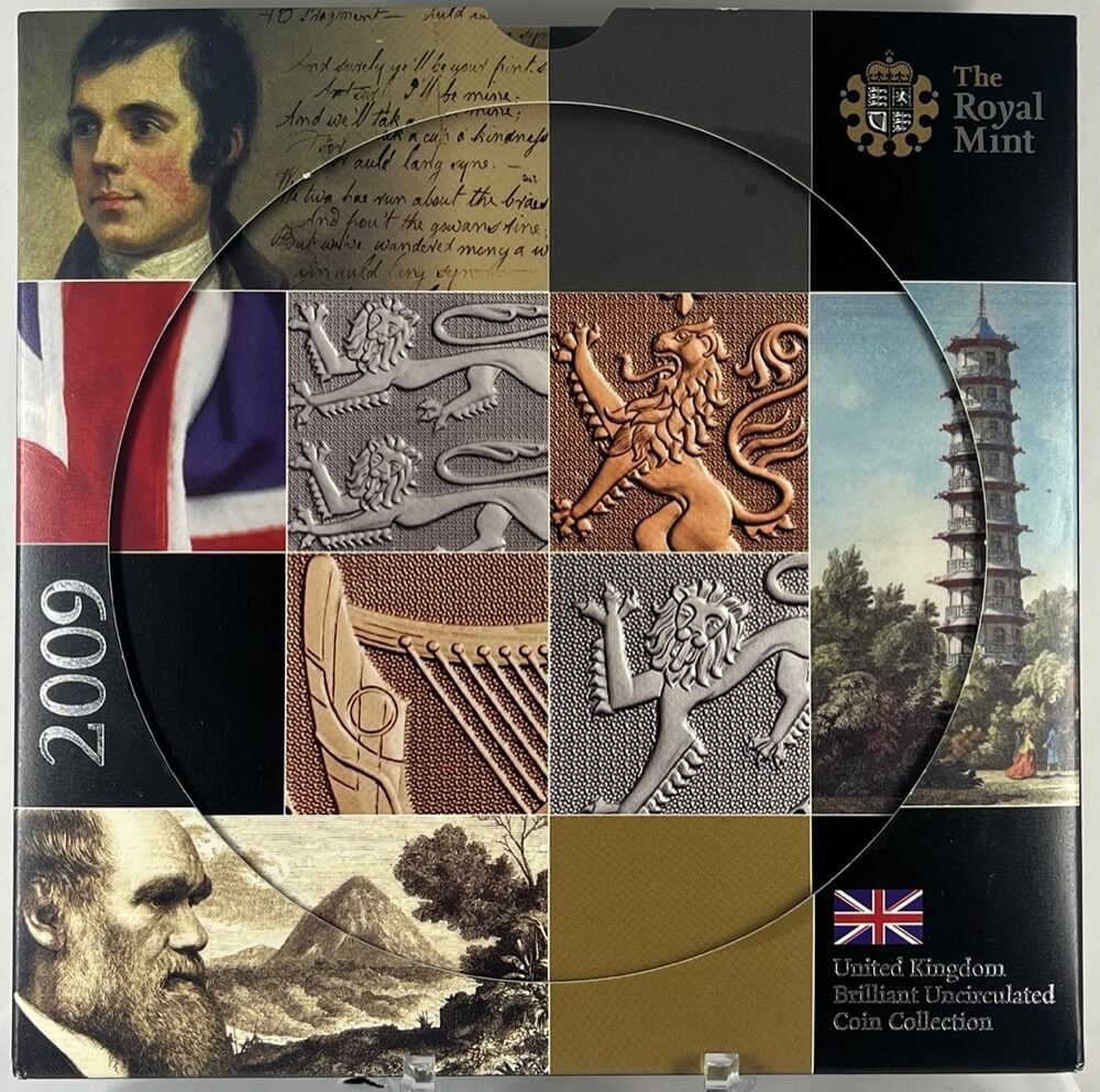 United Kingdom 2009 Uncirculated Mint Coin Set (11 coins) Kew Gardens product image