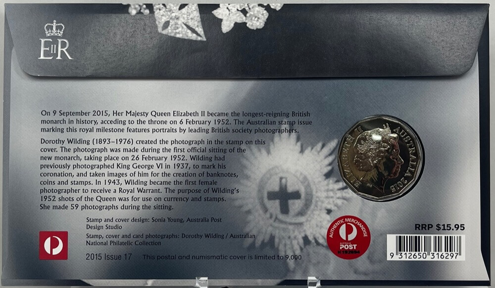 2015 50 Cent PNC QEII Long May She Reign product image