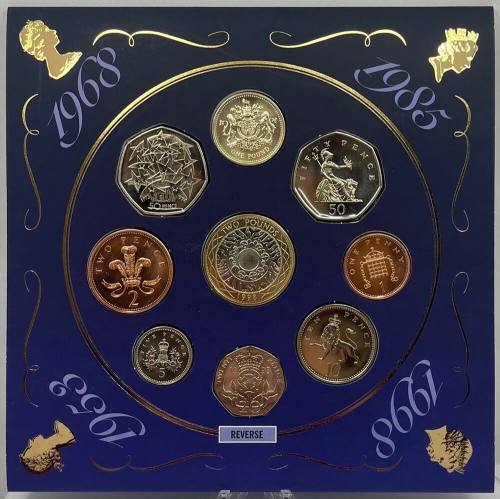 United Kingdom 1998 Uncirculated Mint Coin Set Symbol of the Nation product image