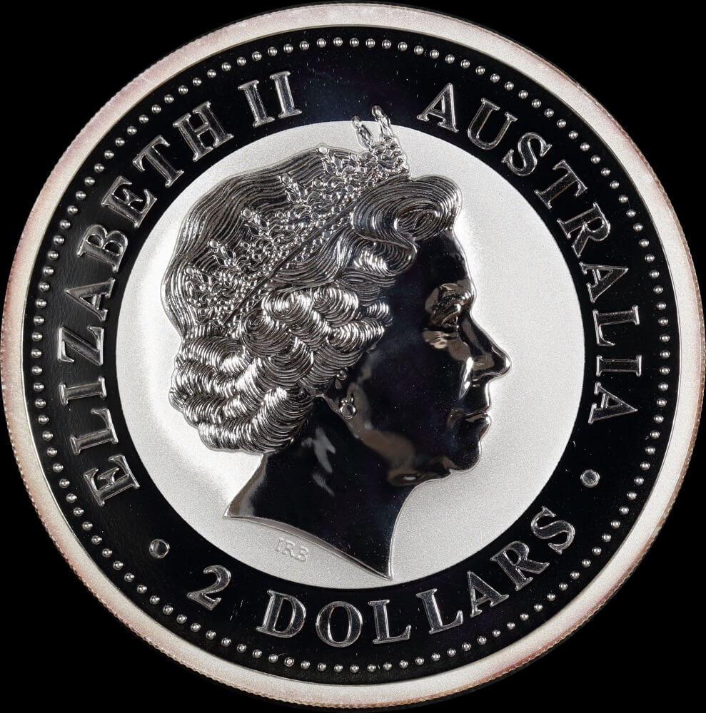 2007 Silver 2 Ounce Unc Coin Kookaburra on Branch product image