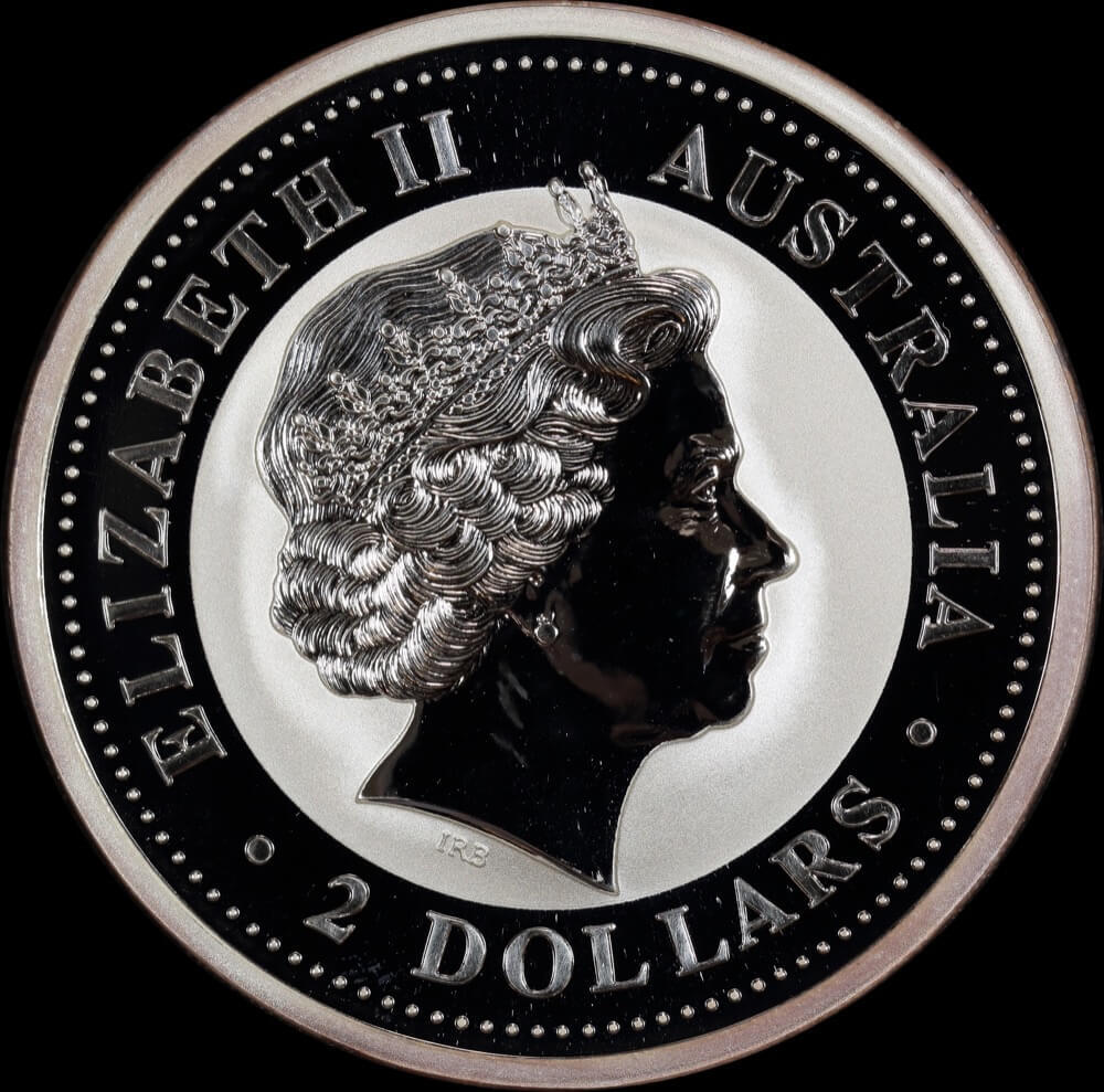 2000 Silver Two Ounce Bullion Coin Kookaburra