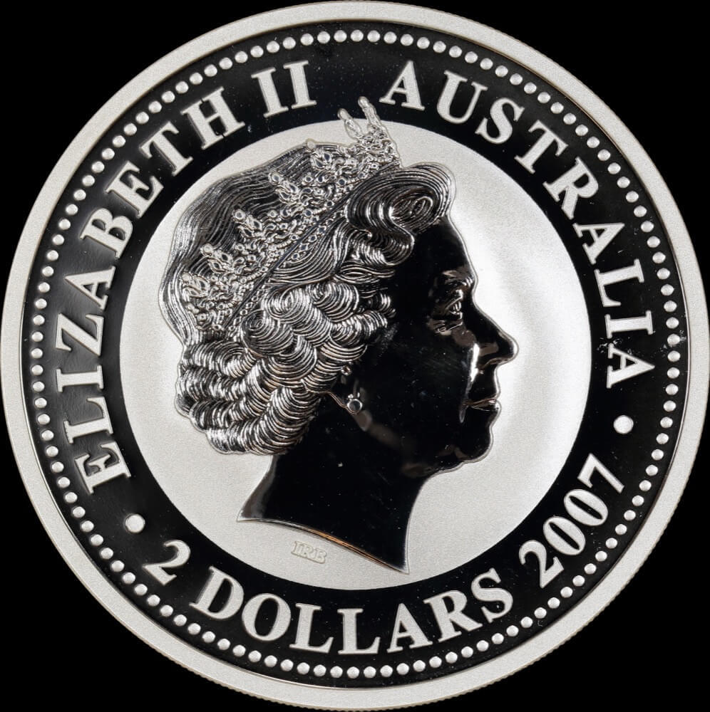 2010 Silver 2oz Unc Coin Lunar Tiger - Series I product image