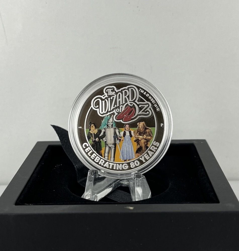 Tuvalu 2019 Silver Proof 1 Dollar Wizard of Oz 80 Years product image
