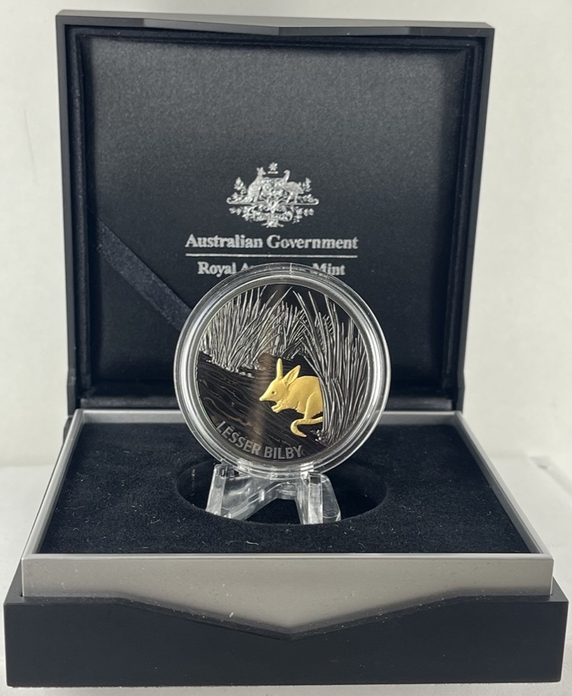 2019 Silver 5 Dollar Proof Nickel Plated Coin Lesser Bilby