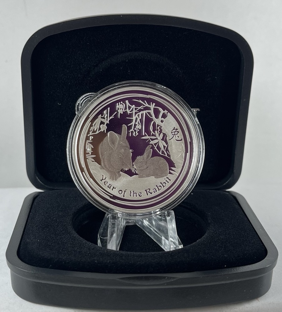 2011 Silver 1oz Proof Coin Year of the Rabbit product image