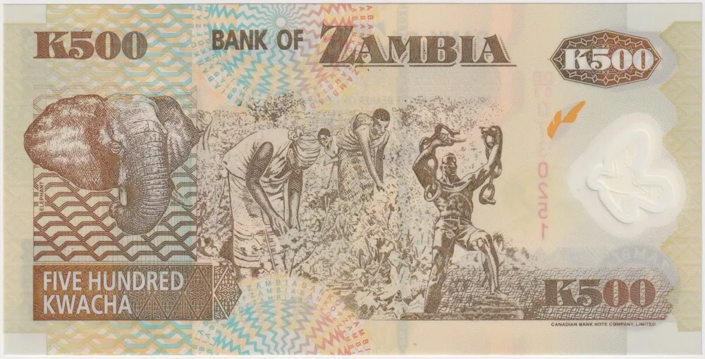 Zambia 2003 500 Kwacha P#43 Uncirculated product image