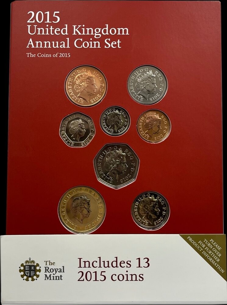 2015 United Kingdom Brilliant Uncirculated 13 Coin Mint Set product image