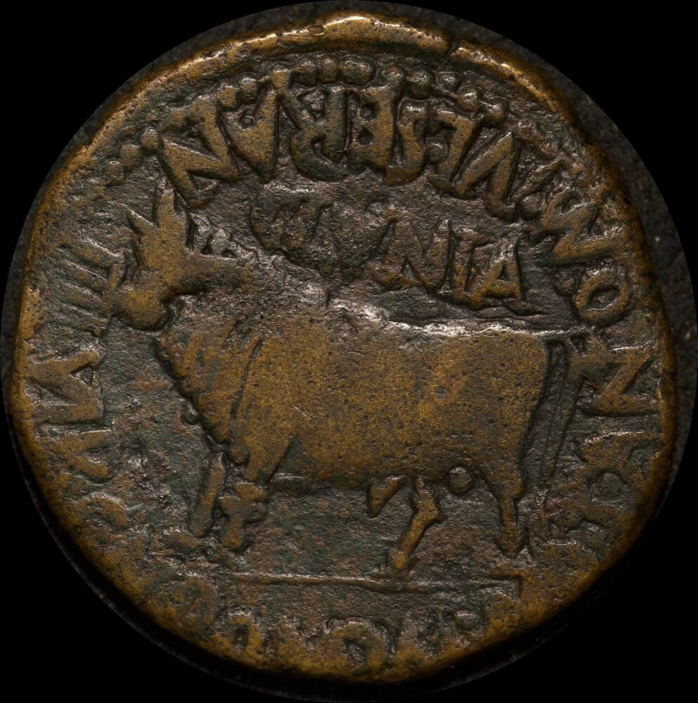 Ancient Rome (Imperial) 14-37AD Tiberius AE As Fine