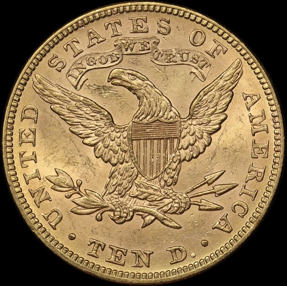 USA 1882 Gold $10 Liberty Eagle about Unc product image